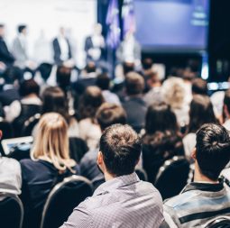Speaker,Giving,A,Talk,In,Conference,Hall,At,Business,Event.